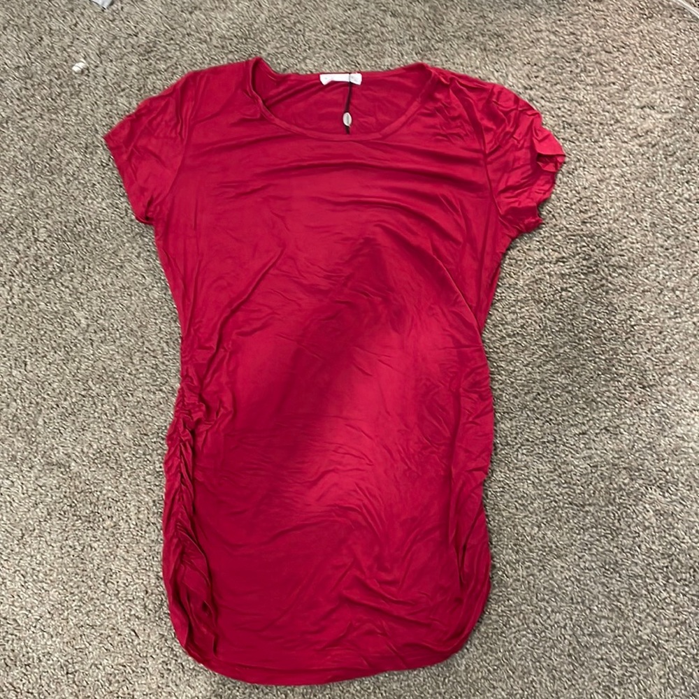 Maternity short sleeve shirt